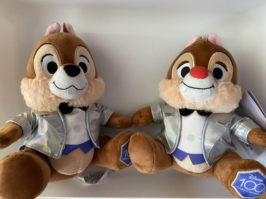 ディズニー100周年 チップとデール ぬいぐるみ Disney チップ と デール ぬいぐるみ 100 周年 限定 プラチナム